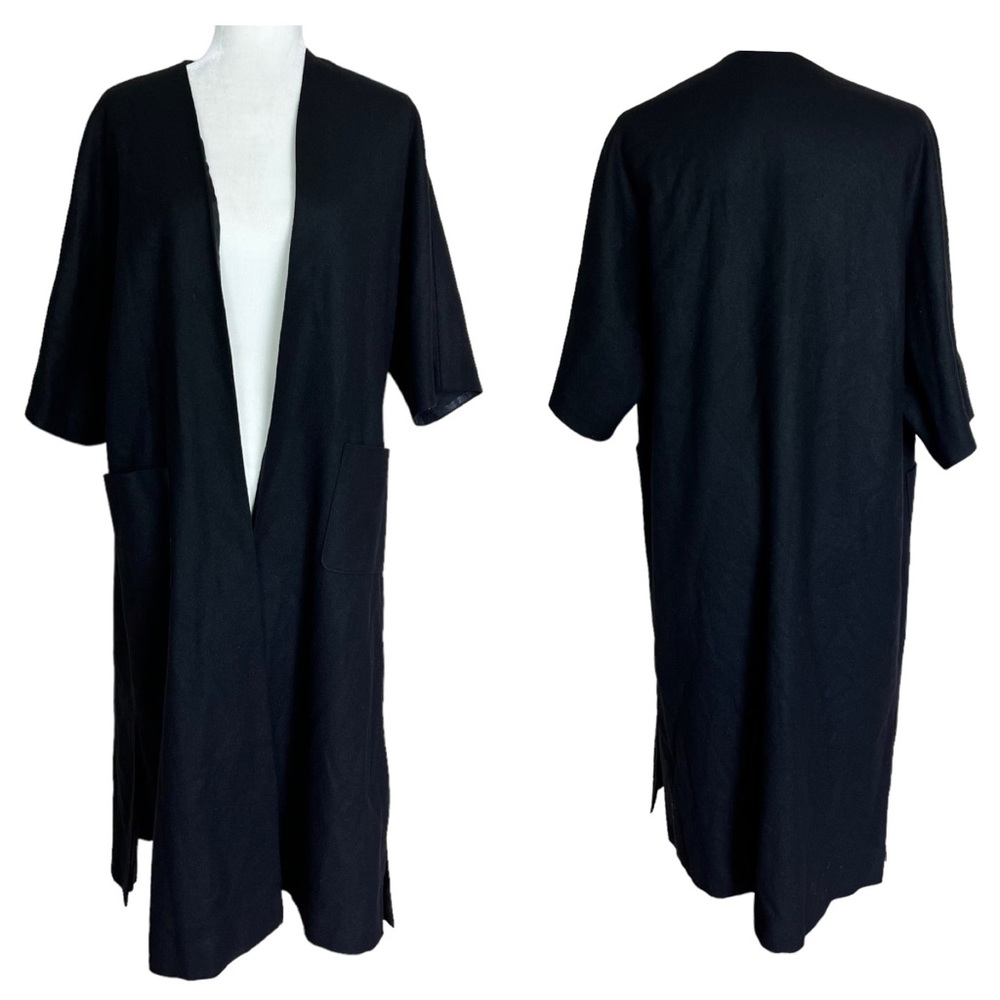 Vintage Bullocks Wilshire Wool Coat Black